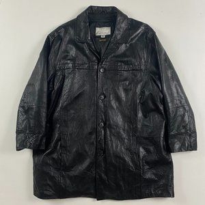 Wilsons Leather M. Julian Leather Jacket Mens 3XLT Black Liner